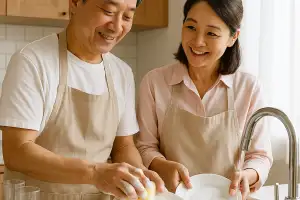 67세 남편이 설거지 전담하는 이유, 아내 만족도가 말해준다
