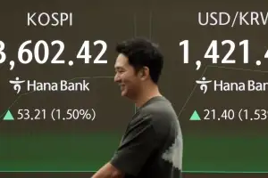 코스피, 사상 첫 3600선 돌파