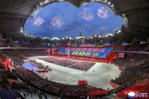 [포토] 북한, 노동당창건 80주년 경축행사 진행