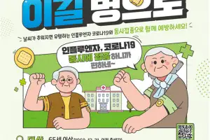 코로나 19 위험군  무료예방접종...10.15~2026.4.30