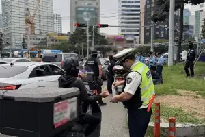 부산서 이륜차·PM 교통법규 위반 단속…88건 적발