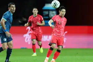 김민재가 스리백 왼 스토퍼…‘체면치레’ 홍명보호, 이강인 스루패스에 오현규 쐐기 ‘쾅’