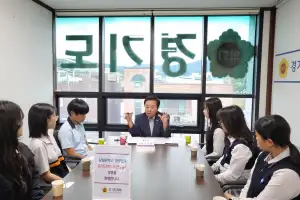 김성남 경기도의원, 갈월중 학생들과 ‘농업의 미래’ 이야기 나눠