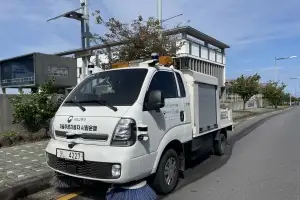 자율주행 청소차 제주 도로 누빈다
