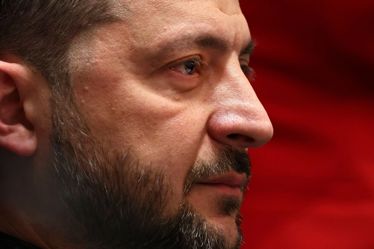 볼로디미르 젤렌스키 우크라이나 대통령이 17일(현지시간) 미국 백악관에서 도널드 트럼프 대통령과 만나고 있다. 2025.10.17 워싱턴 AFP 연합뉴스