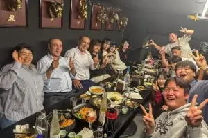 곽튜브, 결혼식 후 피로연 사진…♥공무원 신부 어딨나보니