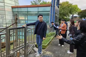 문승호 경기도의원, 성남 수정초등학교 현장점검 나서