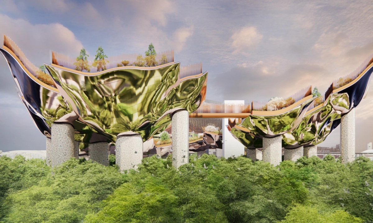 21일 착공식을 연 서울 용산구 노들 글로벌 예술섬 조감도.   서울시 제공