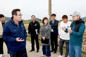 “깨씨무늬병 잇따라”…김동일 보령시장, 애로사항 청취