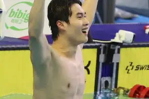 황선우, 김우민 전국체전서 나란히 4관왕…조엘진도 3관왕