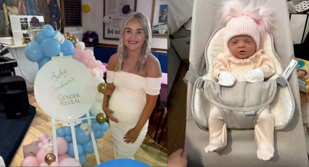 수개월간 임신과 출산을 연기하고 인형을 자신의 아기라고 속인 스코틀랜드 출신 키라 커즌스. 페이스북 캡처