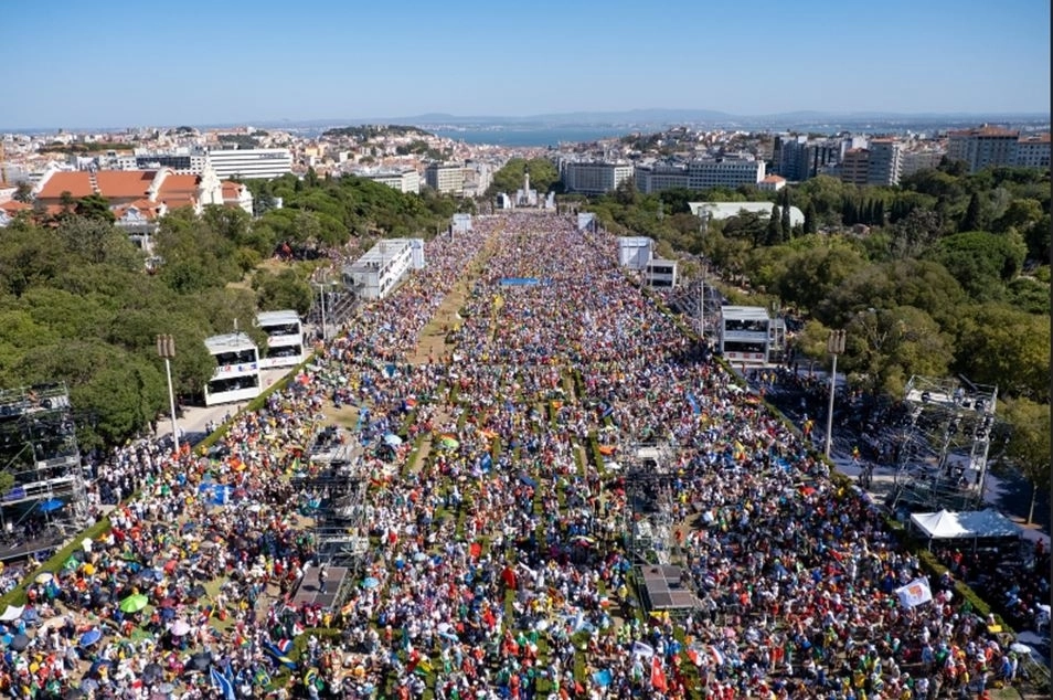2023년 제37차 포르투갈 리스본 세계청년대회. 사진출처=2023 리스본 세계청년대회 홈페이지