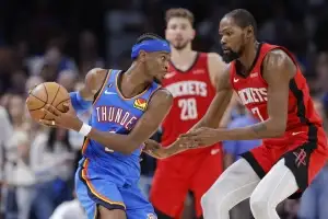 듀랜트 “내 반칙 때문에 졌다” 자책…MVP 길저스알렉산더 35점, 챔프 OKC 2차 연장 개막승