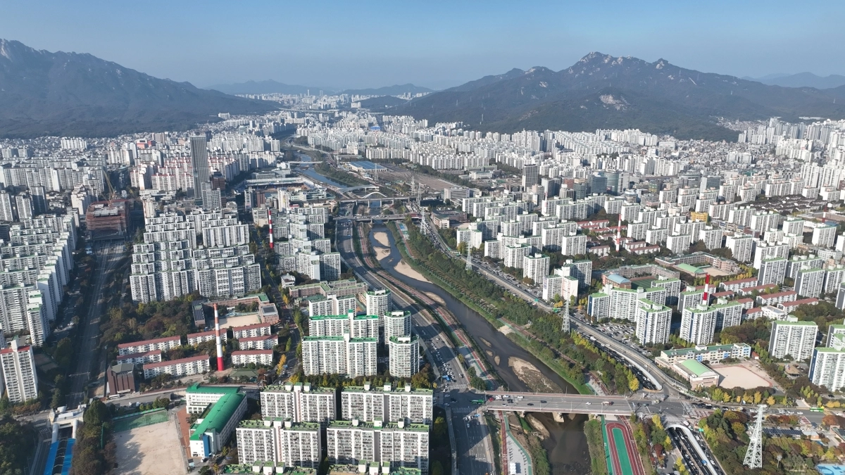 서울 노원구 아파트 단지 전경.   노원구 제공