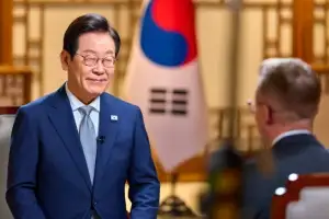 [포토] CNN과 인터뷰하는 이재명 대통령