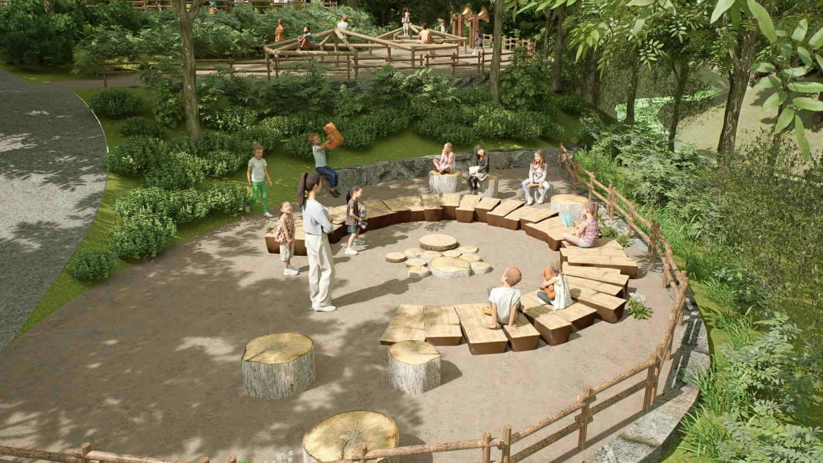 수락휴 유아숲 체험원 예상 조감도.  노원구 제공