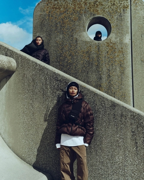 ‘헬리녹스 웨어’ 2025년 가을·겨울 시즌 캠페인 컷. 코오롱FnC 제공