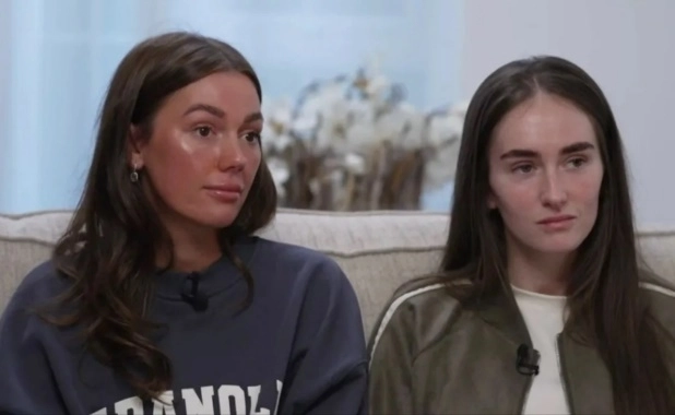 맥고니걸의 딸 애비(왼쪽)와 피온. ITV 캡처