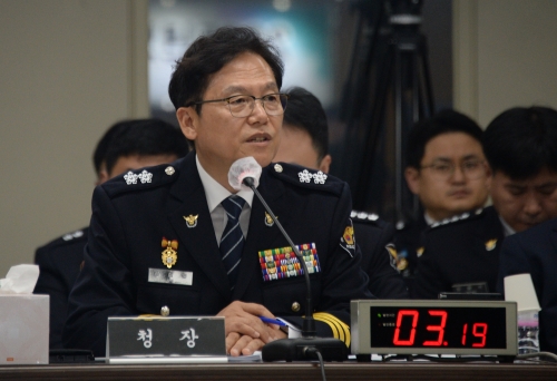 김철문 전북경찰청장. 뉴시스