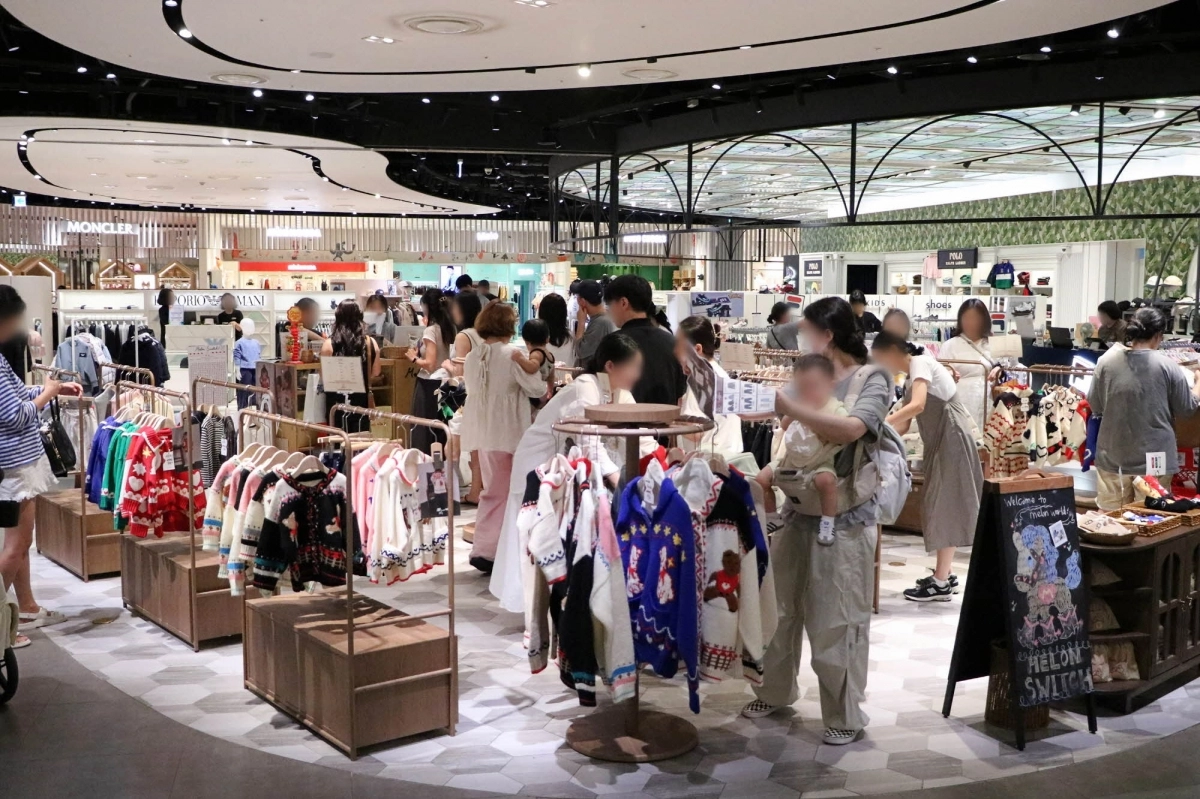 신세계백화점 대구점 7층 아동층 리뉴얼 후 모습. 신세계백화점 제공