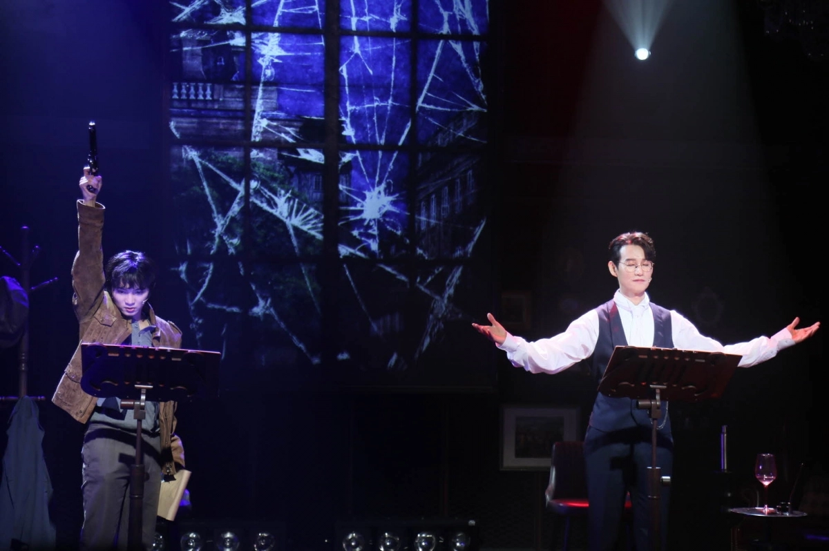 지난해 4월 진행된 2023년 CJ문화재단 스테이지업 선정작 ‘프라테르니테’ 리딩 쇼케이스 현장. 엠비제트컴퍼니 제공