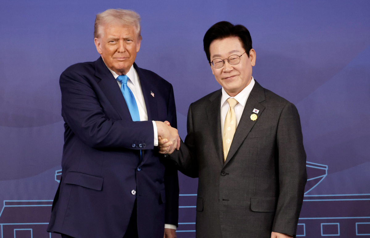 기념촬영하는 한미 정상