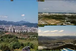 충주 도시 전역 감시위해 고층 건물에 CCTV 설치