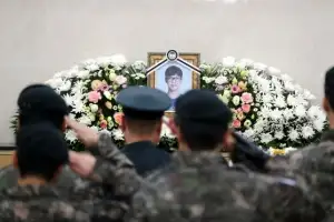[포토] 고 김상현 이병 추모하는 장병들