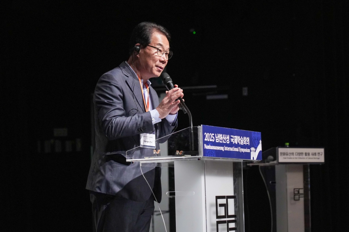 유영두 의원이 축사를 하고 있다. (사진=경기도의회)