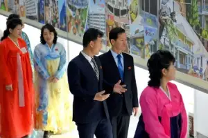[포토] 북한 원산갈마해안관광지구 사진전람회