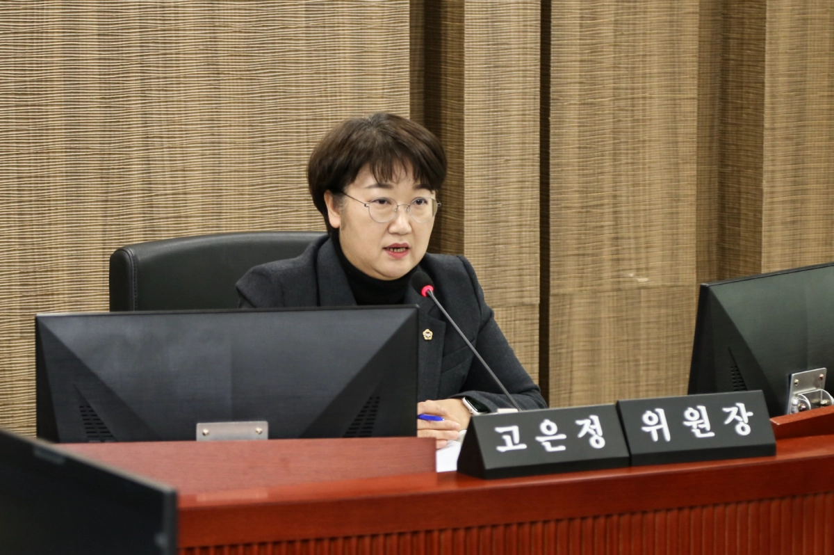 경제노동위원회 고은정 위원장(사진=경기도의회)