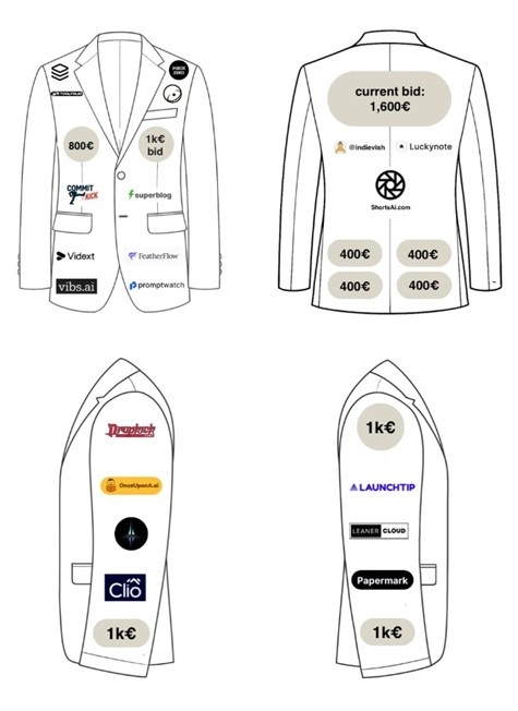 프랑스의 한 남성이 결혼식 비용을 마련하기 위해 결혼 예복에 광고판을 부착하는 기발한 시도로 화제에 올랐다. X 캡처