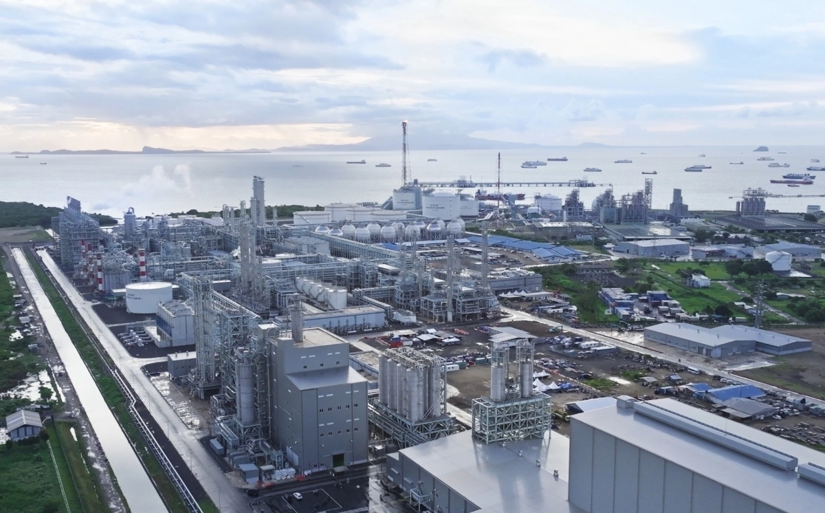 롯데케미칼 인도네시아(LCI) 석유화학단지 전경. 롯데케미칼 제공