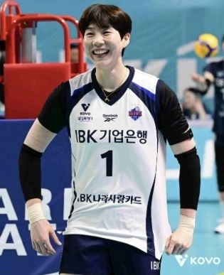 지난달 19일 GS칼텍스전에 나선 이소영.  한국배구연맹 제공