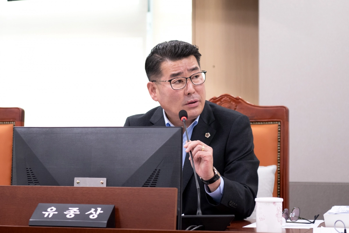 유종상 의원이 11월 8일 경기도 도시주택실에 대한 2024년 행정사무감사에서 질의하고 있다.(사진=경기도의회)