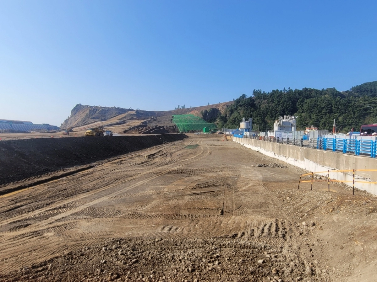 울릉공항 여객터미널 부지. 울릉 이주원 기자