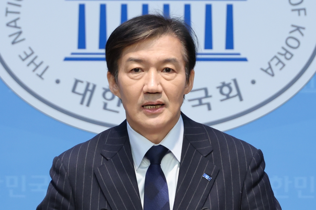 조국 전 조국혁신당 비상대책위원장. 연합뉴스