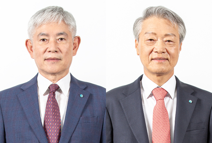 유재권(왼쪽) 삼천리그룹 부회장·전영택(오른쪽) 삼천리 대표이사 사장