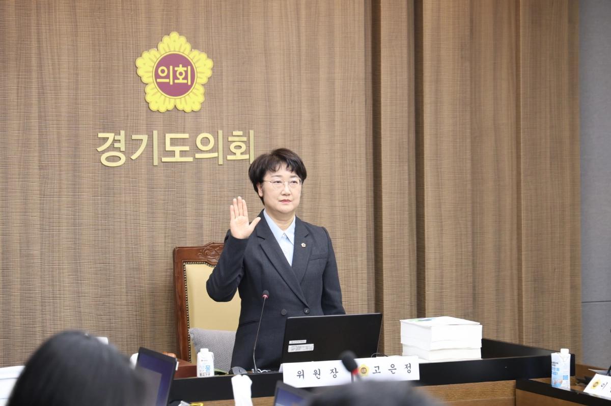 경제노동위원회 고은정 위원장.(사진=경기도의회)