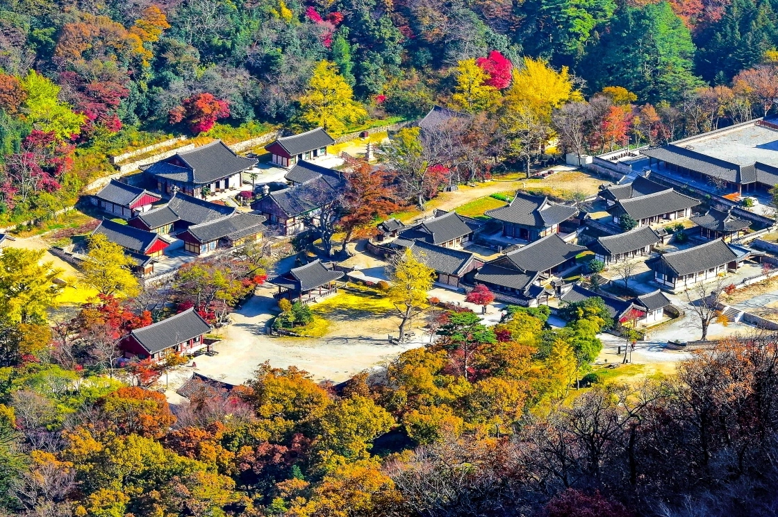 해남 대흥사 전경.