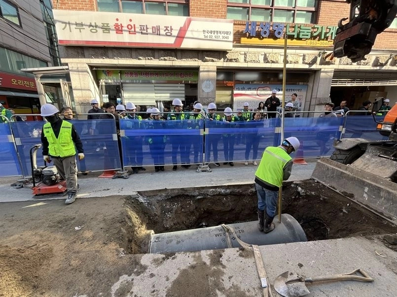 도시안전건설위원회 노후 하수관로 정비 현장 실태점검
