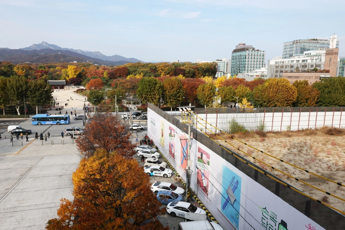 서울 종로구 종묘와 세운 4구역 모습. 뉴스1