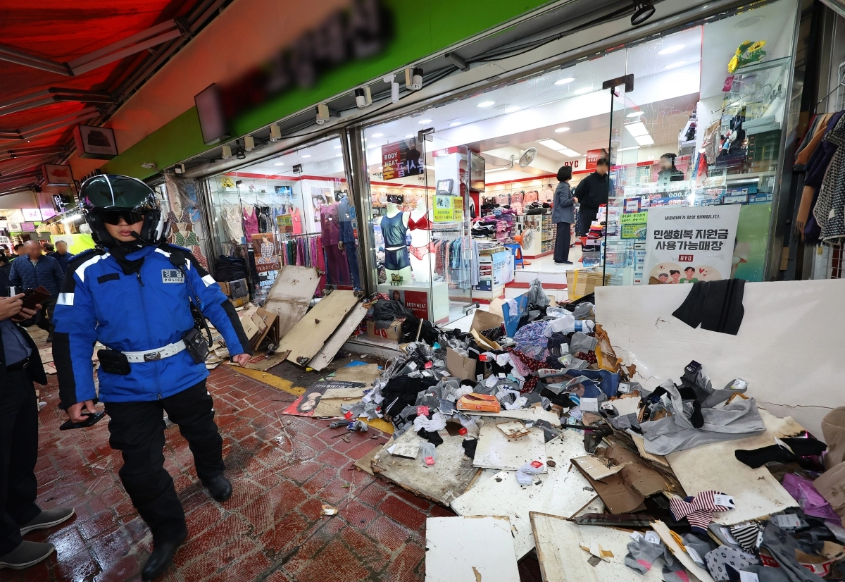 부천 제일시장 트럭 돌진