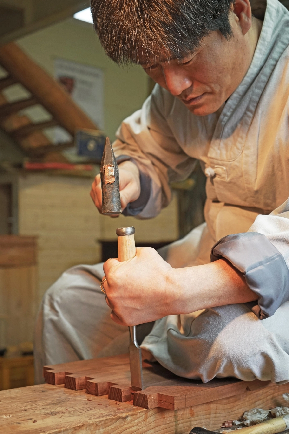 전라남도 무형유산에 등록된 설이환 소목장. (장성군 제공)