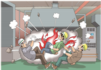 폭발 이미지. 서울신문 DB