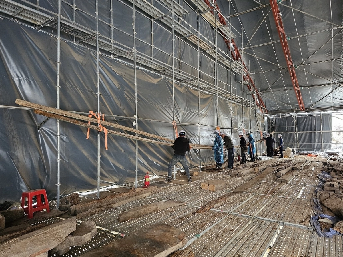 종로 문묘 대성전서 국내 최장 평고대