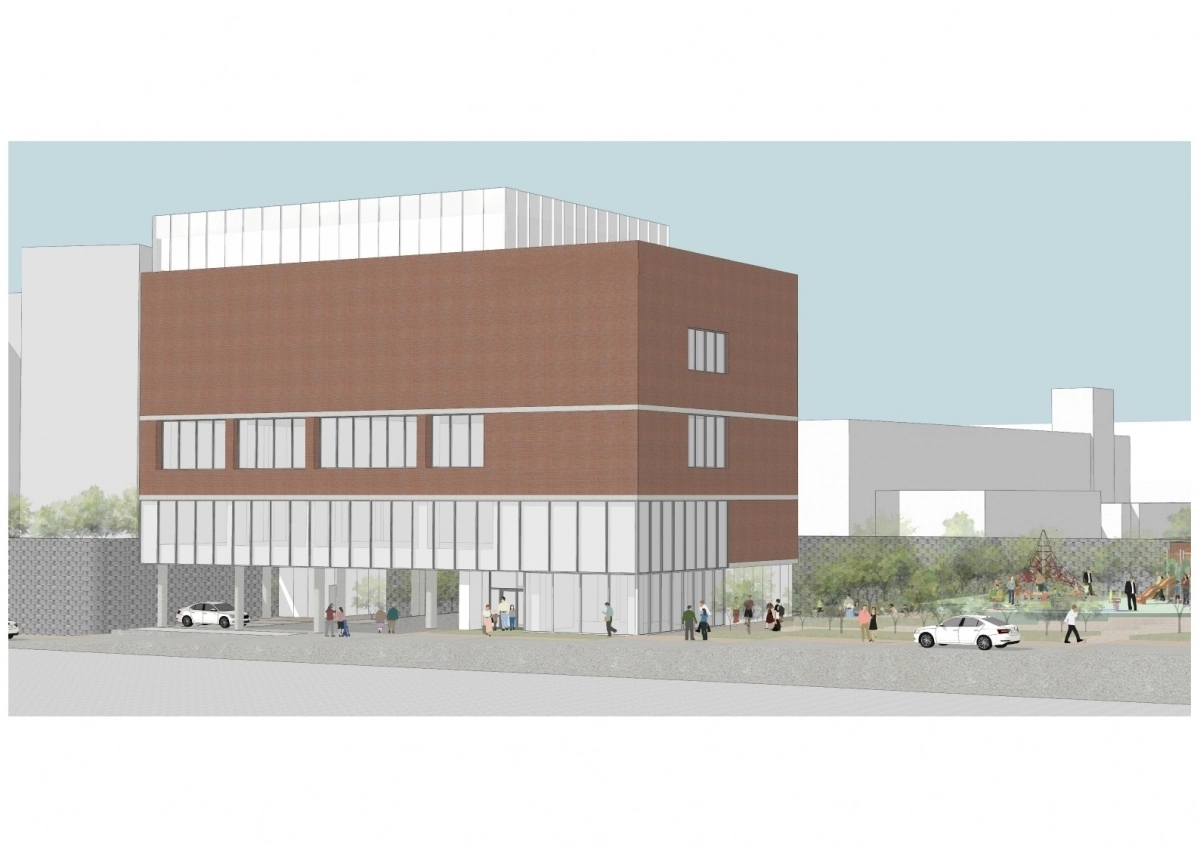 서울 영등포구의 대방초등학교 옆 학교복합시설 사업 관련 건축 기획도. 영등포구 제공