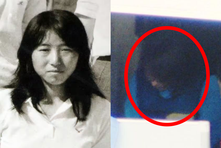 1999년 11월 일본 나고야시의 한 아파트에서 주부 나미코(당시 32세)를 살해한 혐의를 받는 야스후쿠 구미코. 사진은 야스후쿠의 졸업사진(왼쪽)과 체포된 야스후쿠의 모습. 주쿄TV방송 캡처