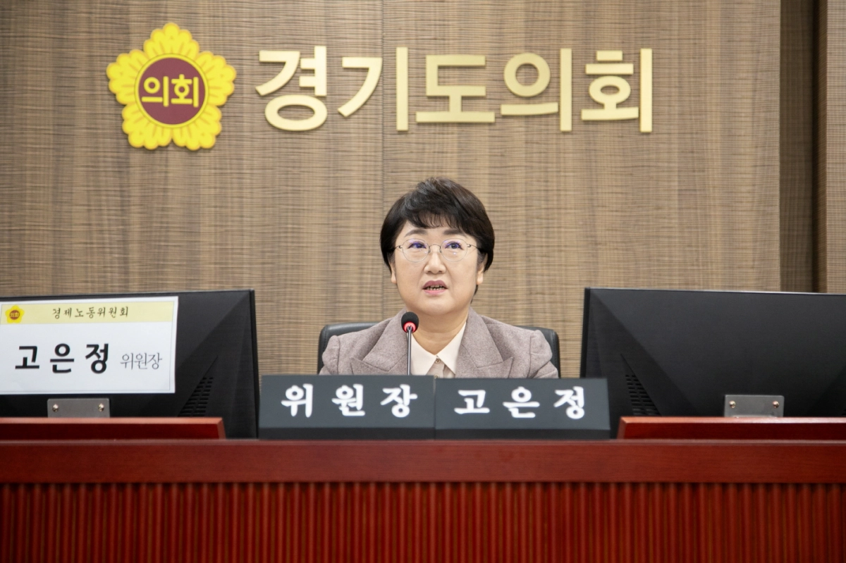 경제노동위원회 고은정 위원장.(사진=경기도의회)