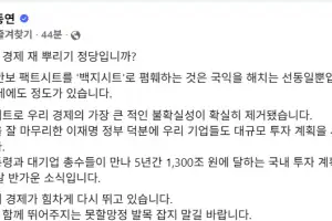 김동연, “‘한미 팩트시트 폄훼’ 국힘은 경제 재 뿌리기 정당?”